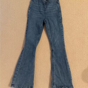 Katie J NYC Dark Blue Flare Jeans
